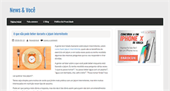 Desktop Screenshot of newsevoce.com.br