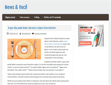 Tablet Screenshot of newsevoce.com.br